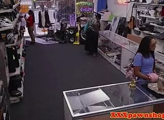 pawnshop nurse sneaks a suck before hot facial finish