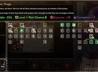 In Karryn's Prison, the white guard tries BBC and gets fucked hard