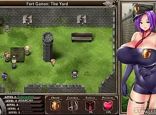 In Karryn's Prison, the white guard tries BBC and gets fucked hard