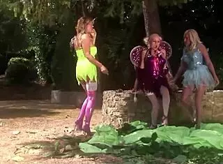 three blonde fairies say, 'bang us with that big dick?'