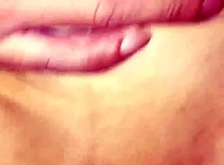 The hairless juicy small tender pussy receives a creampie from the slut