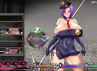 In Karryn's Prison, the white guard tries BBC and gets fucked hard