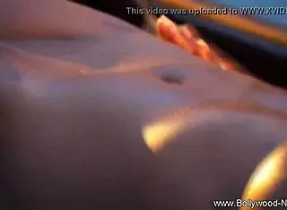 Dancer from the orient performs a teasing striptease