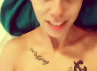 She makes him cum all over her face with toys and handjob.