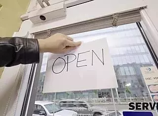 in the shop, the czech babe seduces the angry customer to fill his complaint in a hot pov sex scene