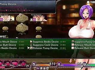 Karryns prison girlfriend and step girlfriend in hentai sex game part 5