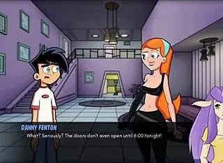Goth blowjob scene in Danny Phantom amity park redux