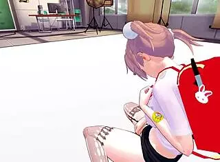 i can't believe this virtual youtuber is so hot, making me horny ~