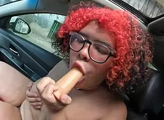 sofie lollipop does crazy things in the car
