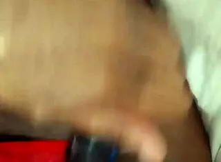 ebony milf pleasures shaved pussy with dildo solo