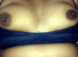 Milky boobs wife gets monster cock fucking in ass and pussy