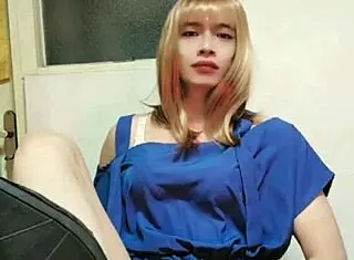 【shemale】ting-xuan masturbates anal sex in a dress full video visit xvideos red