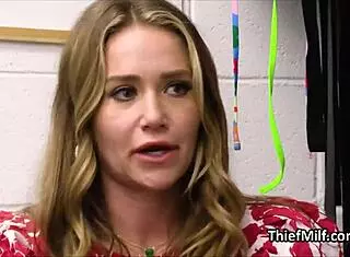 milf housewife moaning while riding officer's cock