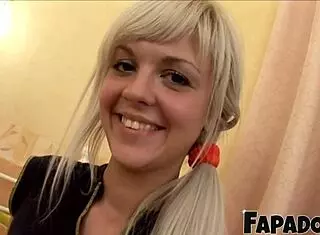 blonde step sister gets her ass fucked hard 😈