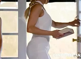 Lesbian step mom fucks cute step daughter!