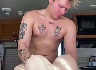 Joshua fucks life-size toy solo 😏