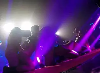 Porn Stars Engage in Wild Orgy at Night Club