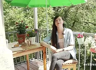 Feeling The Thrill Of Masturbating For The Neighbors