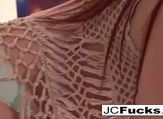 Redhead Babe Grinds Pussy on Shiny Marble Floor