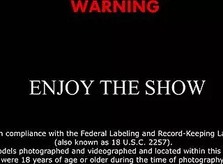 hot blonde babe feels empowered in sexy lingerie dominating her partner