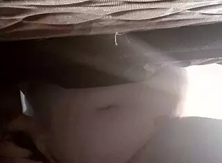 want to see bbw's big tits bouncing in doggy from below?