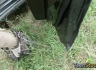 Bend Over in Car for Raw Doggystyle Action!