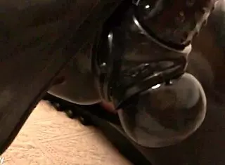 huge latex cock in a monster size