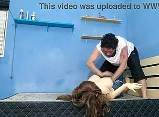 See how hard it is to remove the skirt from this realistic sex doll