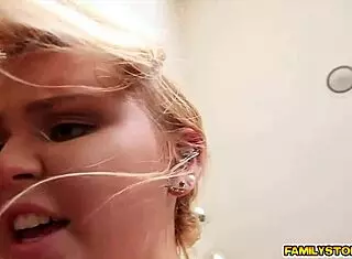 melissa may drilled doggy by sneaky step bro