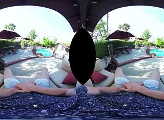 Christina Cinn Swallows Monster Cock Outdoors in POV