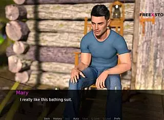 duaklight manor - john watches mary change her dress in scene 15-1