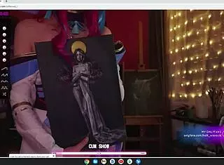 this cosplay hentai slut is getting totally nude for you