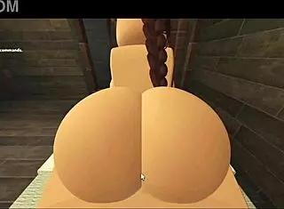 Pov sex with riding, doggystyle, and blowjob in roblox