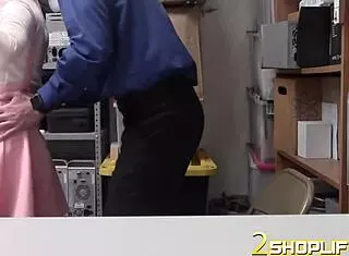 Rebel Blonde Negotiates Freedom in Office Roleplay