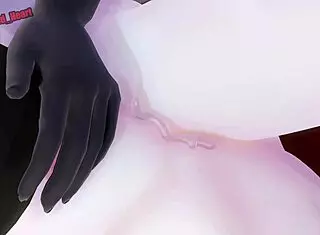 Jaune Fucks Glynda And Winter In POV Hentai Threesome With Creampie Handjob And Titty Fuck.