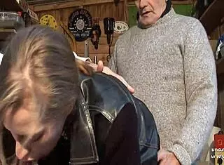 Horny French Blonde Slut's Anal and Facials in Threesome!