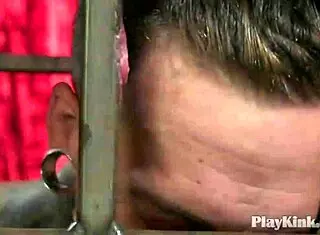 Kinky Brunette in Lingerie Uses Strapon to Fuck Guy Hard?