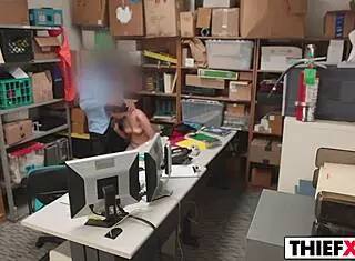 there is the easy way or the hard way with big cock in garage