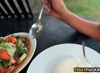 Naughty asian amateur meets her first foreigner