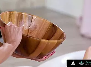 Wow, those hot masseuses in Nurumassage are competing to ride their customers' dicks hard!