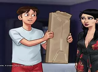 Asian girl in Summertime Saga has craziest sex