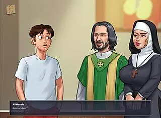 What erotic adventure unfolds in summertime saga 242?