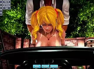 Hentai animation featuring blonde in various sex positions