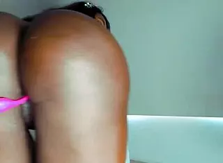 Twerking Her Black Ass In Cosplay Interracial Web Chat