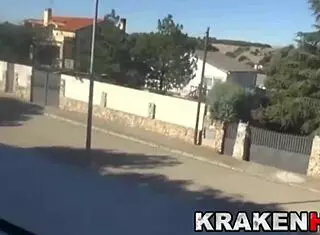 Obedient wife gets spanked in kitchen!