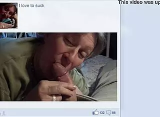 in this homemade video, amateur mature blonde anezka sucks cock and cares for balls