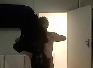 sexy blonde chastity-eve, local whore, gets blindfolded and fucked by stranger, mysterious and intense