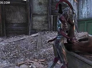fallout 4 nemesis monster banging in 3d action!