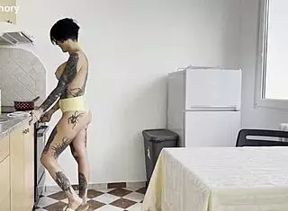 i went to serve my stepson breakfast but let him fuck me instead