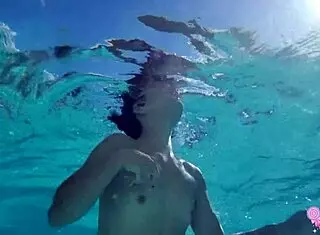 Swimming Naked Full Of Desire With Petite Body